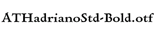 ATHadrianoStd-Bold.otf