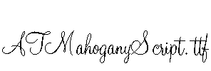 ATMahoganyScript.ttf