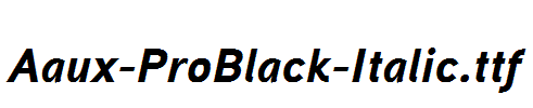 Aaux-ProBlack-Italic.ttf