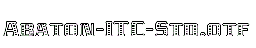 Abaton-ITC-Std.otf