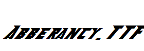 Abberancy.TTF