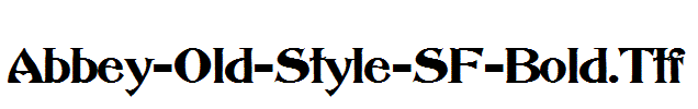 Abbey-Old-Style-SF-Bold.Ttf