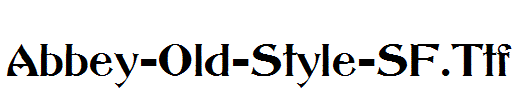 Abbey-Old-Style-SF.Ttf