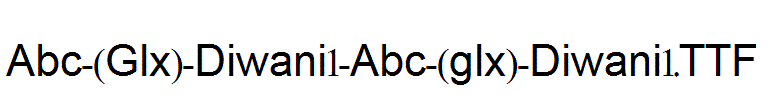 Abc-(Glx)-Diwani1-Abc-(glx)-Diwani1.TTF
