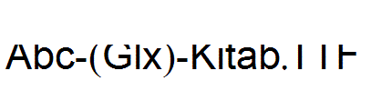 Abc-(Glx)-Kitab.TTF