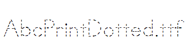 AbcPrintDotted.ttf