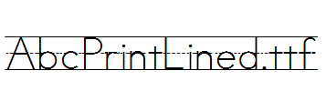 AbcPrintLined.ttf