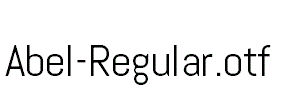 Abel-Regular.otf