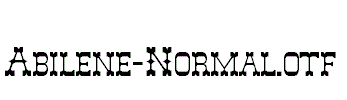 Abilene-Normal.otf