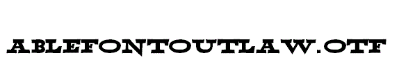 AblefontOutlaw.otf