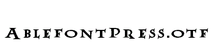 AblefontPress.otf