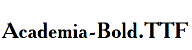 Academia-Bold.TTF