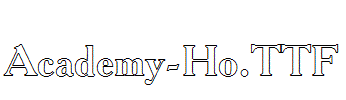 Academy-Ho.TTF