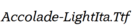 Accolade-LightIta.Ttf