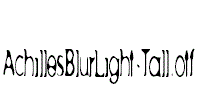 AchillesBlurLight-Tall.otf
