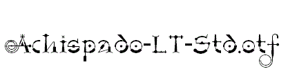 Achispado-LT-Std.otf