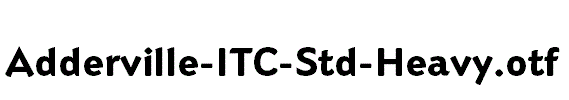 Adderville-ITC-Std-Heavy.otf