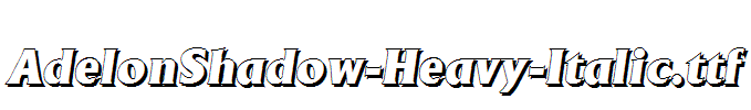 AdelonShadow-Heavy-Italic.ttf