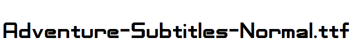 Adventure-Subtitles-Normal.ttf