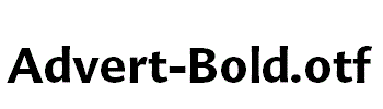Advert-Bold.otf