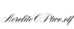 AeroliteCPtwo.otf