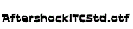 AftershockITCStd.otf