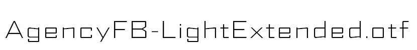 AgencyFB-LightExtended.otf
