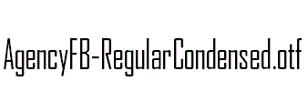 AgencyFB-RegularCondensed.otf