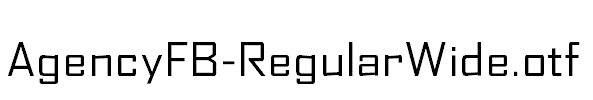 AgencyFB-RegularWide.otf
