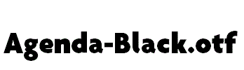 Agenda-Black.otf