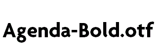 Agenda-Bold.otf