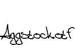 Aggstock.otf