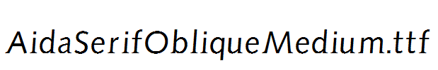 AidaSerifObliqueMedium.ttf