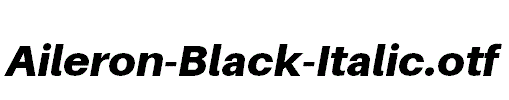 Aileron-Black-Italic.otf