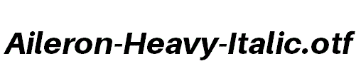 Aileron-Heavy-Italic.otf