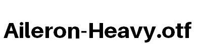 Aileron-Heavy.otf