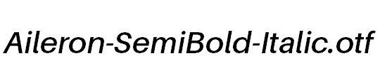 Aileron-SemiBold-Italic.otf