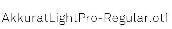AkkuratLightPro-Regular.otf