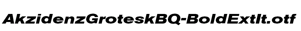 AkzidenzGroteskBQ-BoldExtIt.otf