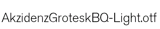 AkzidenzGroteskBQ-Light.otf