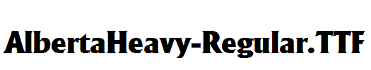 AlbertaHeavy-Regular.TTF