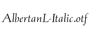 AlbertanL-Italic.otf