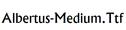 Albertus-Medium.Ttf