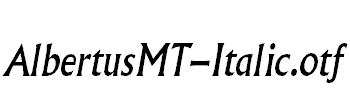 AlbertusMT-Italic.otf
