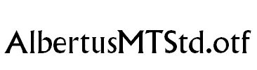 AlbertusMTStd.otf