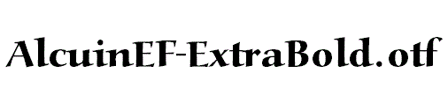 AlcuinEF-ExtraBold.otf