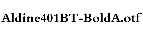 Aldine401BT-BoldA.otf