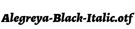 Alegreya-Black-Italic.otf