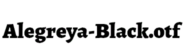Alegreya-Black.otf