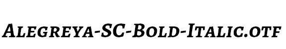 Alegreya-SC-Bold-Italic.otf